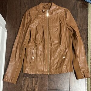 NWOT Philosophy faux leather jacket, size small